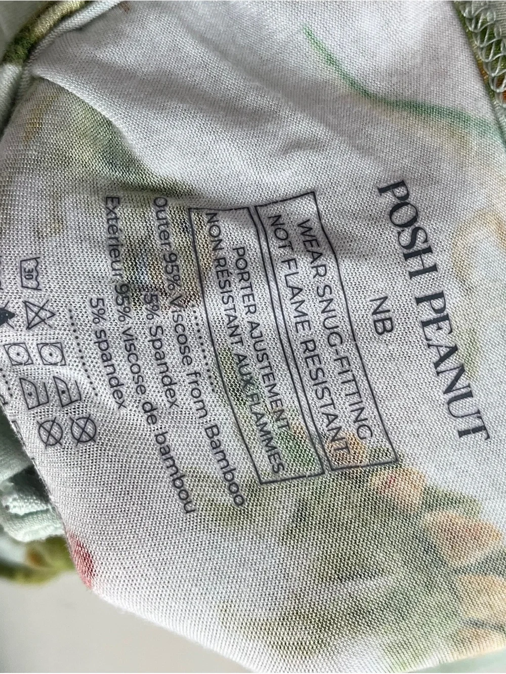 Posh Peanut Mint Dinosaur Print Footed Pajamas with Multicolor Dinosaurs